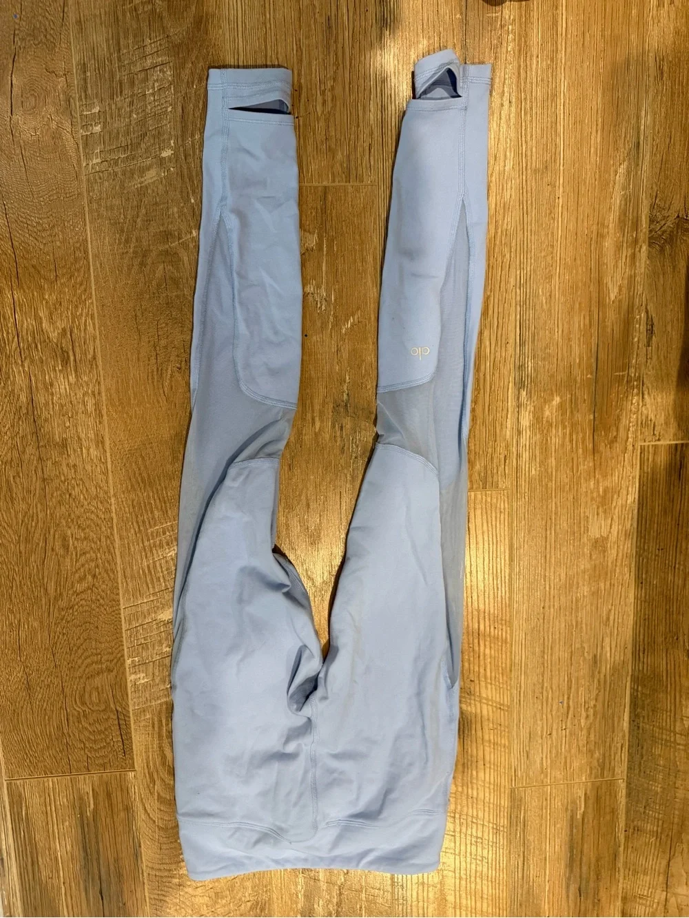 ALO Yoga Pale Blue High-Rise Leggings